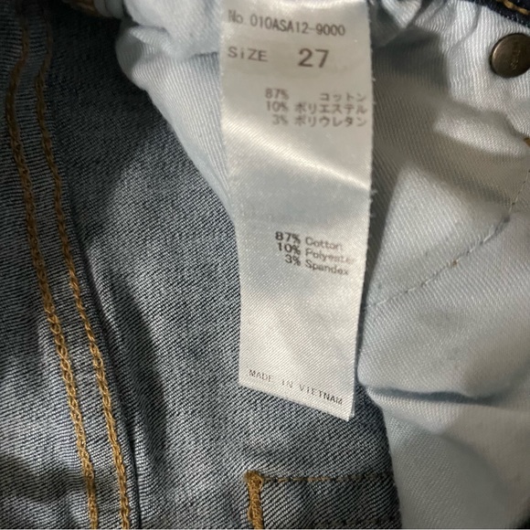 Moussy Dark Indigo Wash Jeans Size 27 - Picture 4 of 7